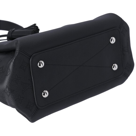 Louis Vuitton Haumea Mahina Handbag M55029 Black Leather - Picture 6 of 9